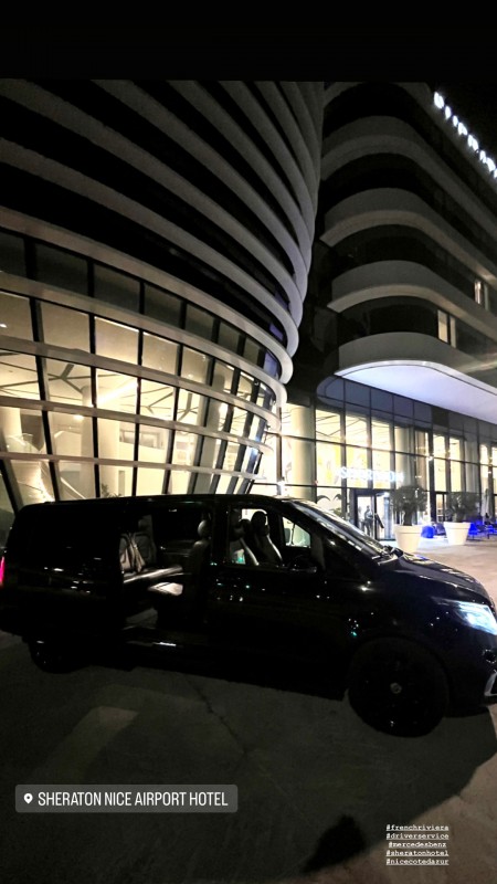 chauffeur privé vtc minivan hotel sheraton nice